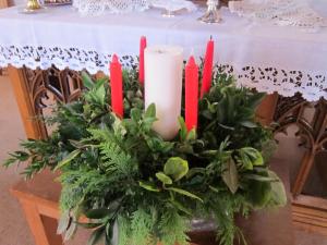 Advent candles, London UK