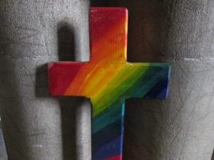 Rainbow Cross, Morpeth, Northumberland UK -- by Ana Gobledale