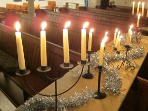 Carols by Candlelight, St Andrew's Brockley, London UK -- Ana Gobledale