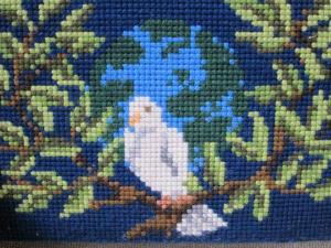 Peace dove world stitchery, Warminster UK