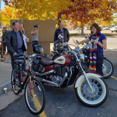 Motorcycle blessing, First Congregational, Loveland CO