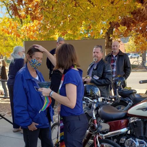 Motorcycle blessing, First Congregational, Loveland