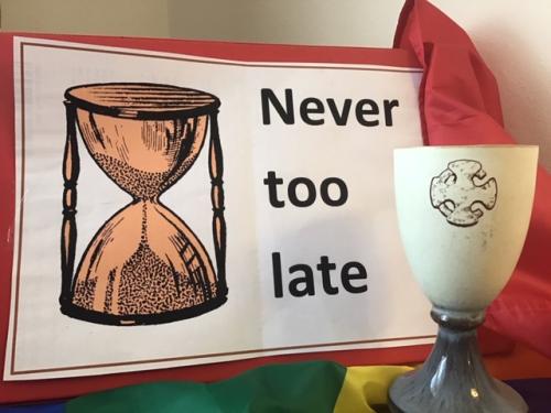 Never too late, time -- Ana Gobledale, UK