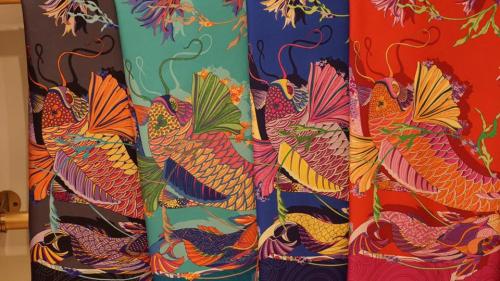 Shanghai fish fabric by Frank Richards