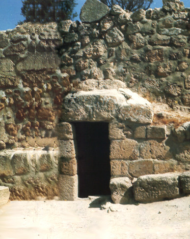 Tomb of Lazarus entry, Bethany -- Earl Roberts