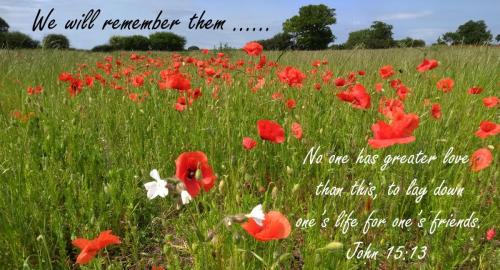 We will remember them, Watched Word by John Potter, UK