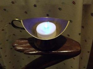 prayer candle, Retreat House, Wiltshire UK