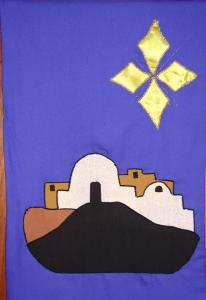 Bethlehem banner by Cora Goble; photo by Ana Gobledale