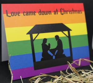 Rainbow Nativity - Equality Cards