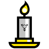 Transgender Day of Remembrance Candle