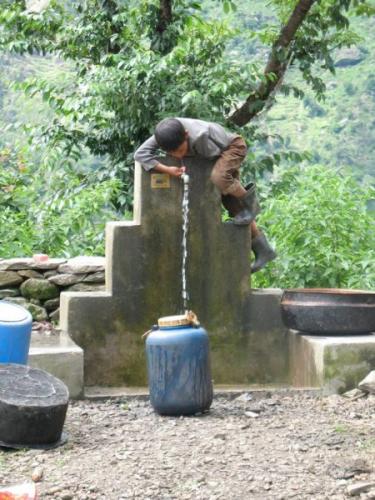 Nepal water tap, by Thandiwe Dale-Ferguson